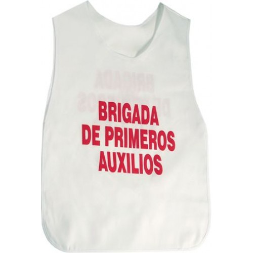 Casaca para brigadistas con identificación de puesto