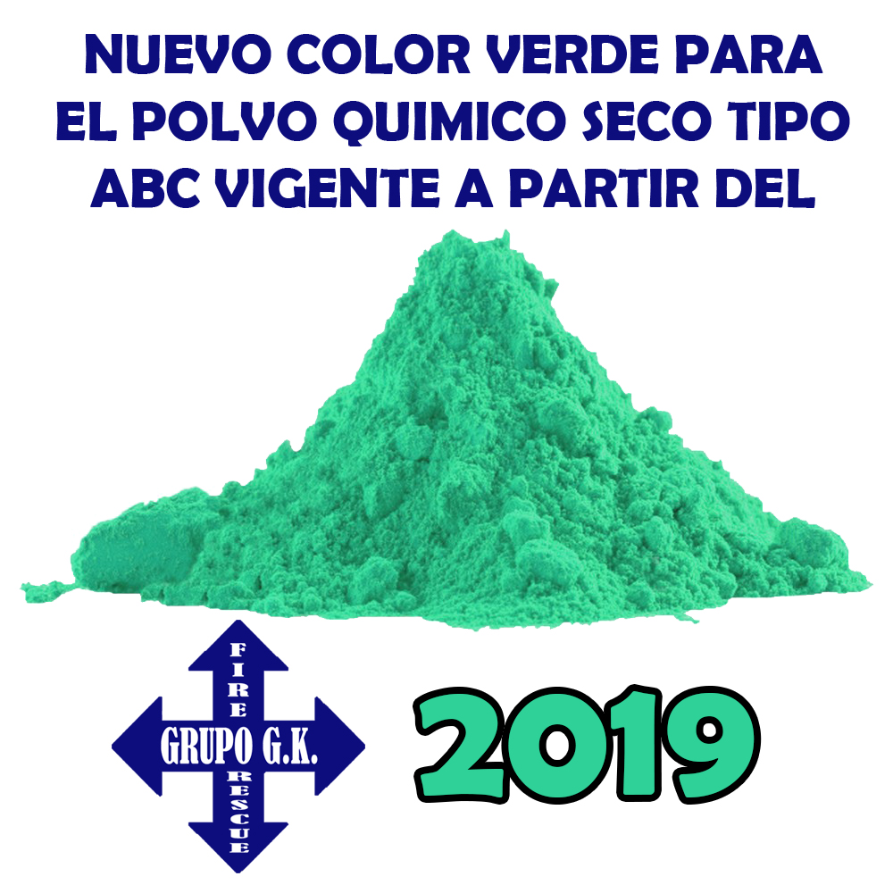Cambio de color del Polvo Quimico Seco&nbsp;2019