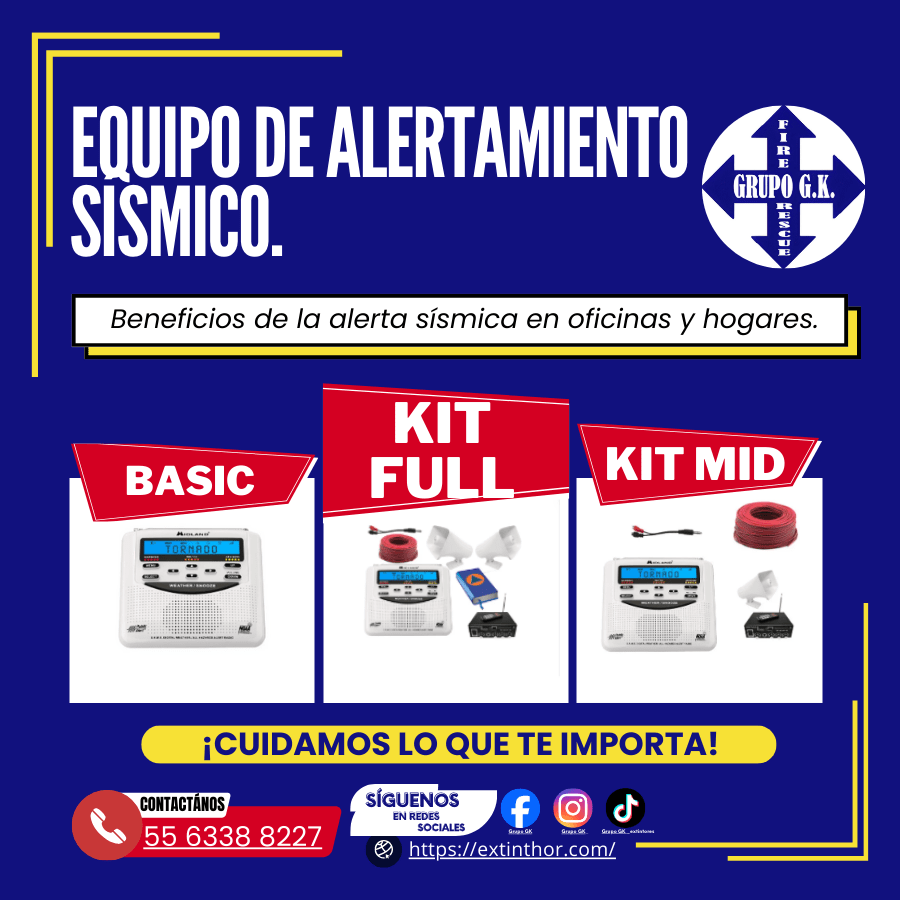 Alerta sísmica: Importancia y beneficios de contar con una en oficinas y&nbsp;hogares.