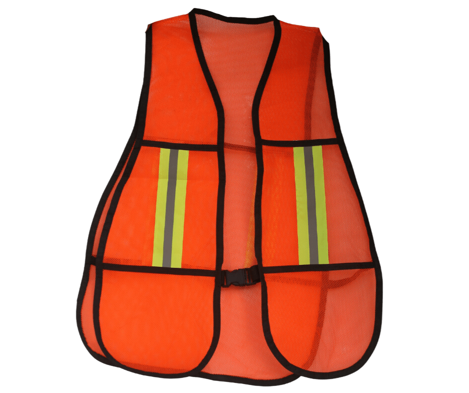 Chaleco de malla reflejante en diferentes colores para brigadistas.