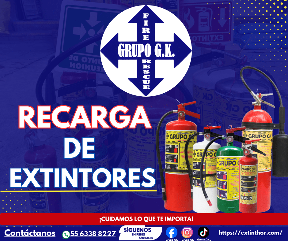 Recarga de extintores | Grupo&nbsp;GK