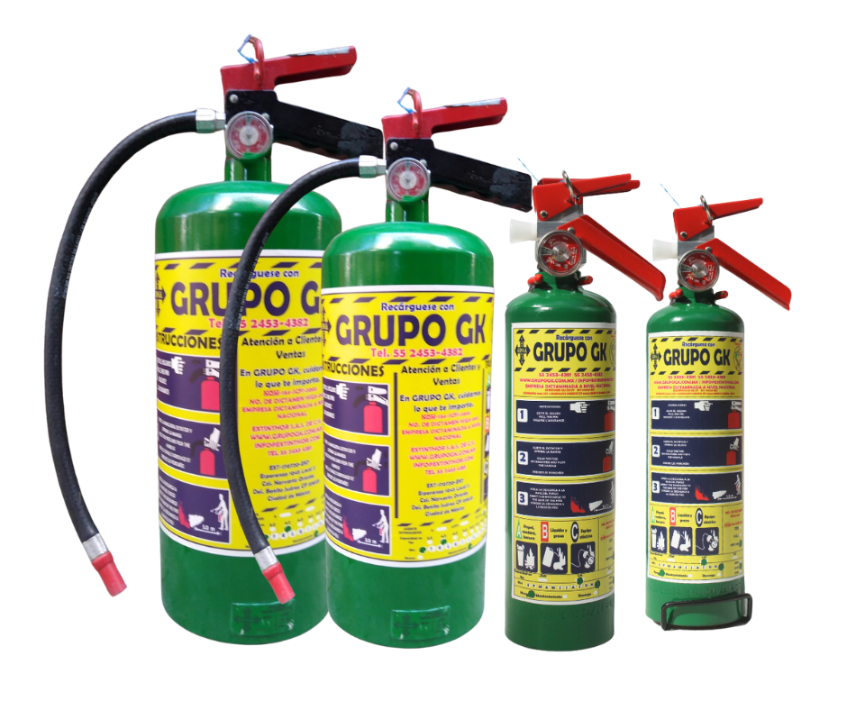 Extintor de HFC-236 ecológico, recomendado para proteger equipos electrónicos y servidores, sin dejar residuos y seguro para espacios cerrados. Diferentes capacidades. Grupo GK