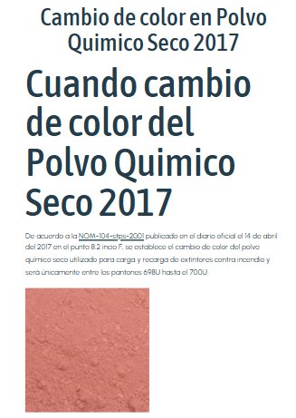 Nota de Blog del cambio de Polvo Químico Seco 2017 de Grupo GK