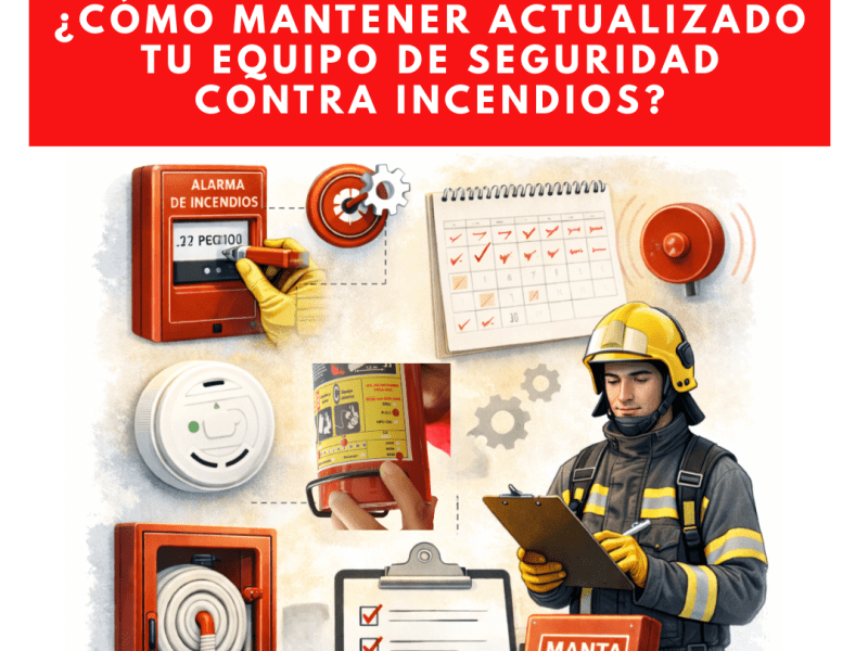 Cómo mantener actualizado tu equipo de seguridad contra incendios | Grupo&nbsp;GK